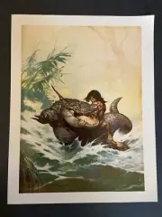 Monster Out Of Time - Frank Frazetta Poster Print 9x11