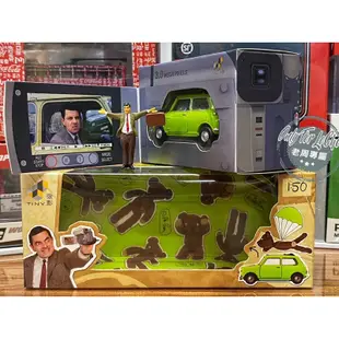 現貨 老周微影 特價 豆豆先生 Mr. Bean Mini Cooper 1/64 人偶 合金模型車 Tomica 多美