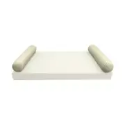 |COVER ONLY| STYLE 5 Full Bolster Pillow Daybed Porch Swing Knife Edge AD005