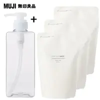 在飛比找PChome24h購物優惠-【MUJI 無印良品】洗手乳補充包(230ml*3入組)+P