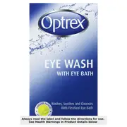 Optrex Eye Wash with Eye Bath 110ml