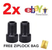 2x Pump Bicycle Convert Presta to Schrader Bike Valve Adapter
