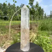 1.12kg Natural Clear Quartz Obelisk Reiki Crystal Wand Point Tower Decor Heal
