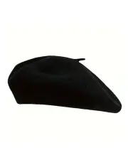 [BR Apparel] Winter Warm Army Style French Beret Military Cap in Black