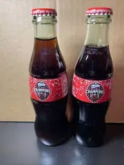 Georgia Bulldogs UGA (2) 2022 National Champions Coca Cola Coke Bottle NEW