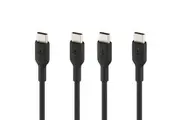 2PK Belkin USB-C to USB-C 1M Cable Data Sync Cord for Samsung S8 S9 LG HTC BLK