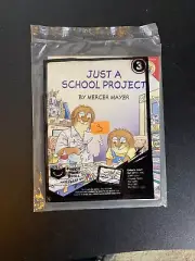 McDonald's Happy Meal 2017 Just A School Project BOOK Mercer Mayer STICKERS* NEW