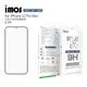 【愛瘋潮】iMos 免運 iPhone12 Pro Max 6.7吋 點膠2.5D窄黑邊防塵網玻璃 美商康寧公司授權 (AG2bC)【APP下單最高22%點數回饋】