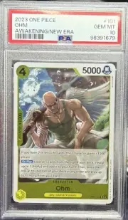 PSA 10 One Piece OP05-101 R Ohm - English - Awakening of the New Era