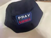 G/FORE Bucket Hat Size S Twilight Blue Pray For Birdies 100% Cotton Golf Outdoor