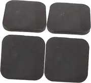 ibasenice 4Pcs Rubber Exercise Equipment Cushions Shock Absorbent Treadmill Mats for Gym Flooring Noise Reduction Vibration Control for Home Workouts
