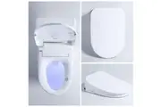 OZNALA Smart Electric Bidet Toilet Seat Washlet Cover Remote Control Paper Saving Clean