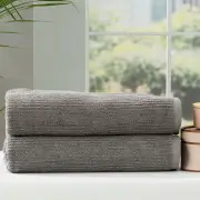 Renee Taylor Cobblestone 2 Pack Granite Bath Sheet