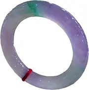 [zhuBAOHE] Natural Violet Ice Jade bangle Burmese Jade Round Bracelet Fengshui Porsperity Jade Bracelet withCertificate Valentine's Day jewelry gifts to daughters,wife,mother