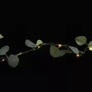 20-LED Led Light Eucalyptus Garland With Lights Leaves Lamp String