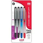 Uni-Ball Eye Needle Micro Rollerball Pens Assorted 4 Pack