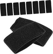 WESIEVYA 10 Pack Heavy Duty Belt Holders Elastic Twill Belt Loop Clips for Men Women Key Buckle Straps Retainer