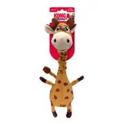 KONG Shakers Bobz Giraffe Medium Plush Squeaky Tug & Shake Dog Toy 12"