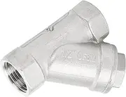 Y Strainer, Strainer Pipe Fitting, Stainless Steel Y Type Strainer Pump Filter, Y Shaped Valve Connector for Water Oil Gas Thread Pipe