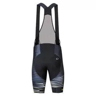 PEARL IZUMI T281-3DNP-1 旗鑑款男性吊帶短車褲(黑/黃白線條)【7號公園自行車】