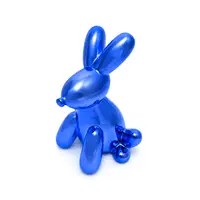 在飛比找誠品線上優惠-Made by Humans閃光電鍍兔子存錢筒公仔/ 藍色