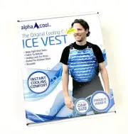 AlphaCool Original Cooling Gel Ice Vest One Size ALPHA COOL New in open box