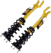 AODAZFC 68139496AC 68139497AF 2pcs Front Shock Suspension Spring Absorber Strut Electric Assys Compatible for Jeep Grand Cherokee SRT SRT8, Air Suspension, Heavy Duty Towing Shock Conversion