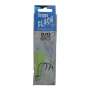 Snappa Flash Rigs 5/0 Gamakatsu Octopus Hooks CHARTREUSE