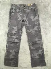 Prana Halla Straight Short Hiking Pants Inseam Gravel Camo Womens 10 NWT