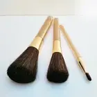 Set of 3 Estee Lauder Gold Makeup Brush Set, Powder Blush Lip Brush, Brand NEW
