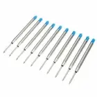 10PCS Ballpoint Pen Refills Black Ink Nib Medium Replacement For Parker