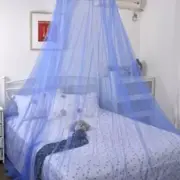 Portable Elgant Hung Mosquito Nets Bed Polyester Mesh Fabric Home Hanging Decor