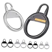 Upgraded Ring Zipper Pull Replacement Metal Zipper Handle Zipper Black/Silver