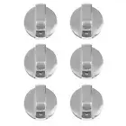 6 PCS Oven Control Knob Cooker Knobs Electric Range Stove Switch Cooktop