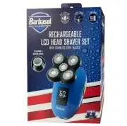 Barbasol Electric Shaver Razor Men Trimmer Bald Head Cordless IP67 Waterproof