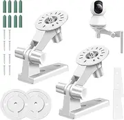FSWWSF Camera Wall Mount Bracket for Tp-Link Tapo C210/C200/C225/C220/Tc70, Kasa Ec70/Kc410s Surveillance Camera Adjustable Angle 180 Degree Rotation (2 Pieces)