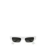 rectangle-frame sunglasses 58,52 white