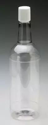 NEW PET Spirit Bottle & White Cap (750 ml) - 1 unit