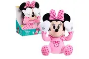 Disney Baby Peek-A-Boo Interactive Plush Stuffed Animal with Sounds, Minnie Mouse, Pink, Kids Toys for Ages 09 Month by Just Play