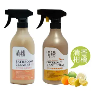 【Hinoki Life 清檜】天然防蟑螂螞蟻噴劑 500ml瓶 買就送浴廁清潔劑500ml瓶