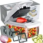 Vegetable Chopper（Upgrade）, Onion Chopper Mandolin Slicer Cutter Dicer, Veggie C