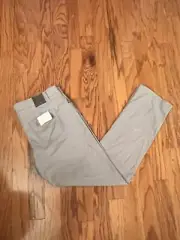 BRAX Cadiz 42x34 TWO-TONE COTTON Gray Pant 5-Pocket Men's Pants NWT