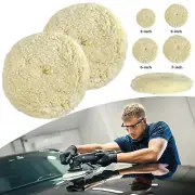 3"5"6"7" Wool Polishing Pads Buffing Pad Hook & Loop For Cutting & Polishing