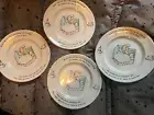 4 Beatrix Potter Frederick Warner Peter Rabbit Wedgwood Plates NOS 6.5”