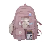 Kids Backpacks Girls Backpack for Girl Elementary School Bags Bookbags For Teen Suitable For Children Rucksack for Girls Satchel Travel Bag A5 - Pink