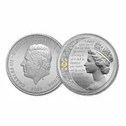 Queen Elizabeth II Memorial Commemorative Silver Double Crown Coin
