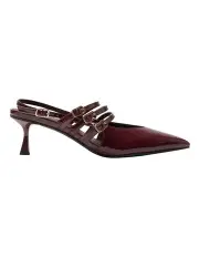 [PINK INC] Stacey Heeled Shoes in Wine Patent