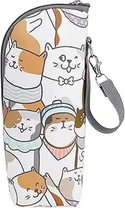 Insulated Baby Bottle Warmer Bags - Baby Feeding Milk Bottle Milk Warmer Insulation Bag | Bottle Bag | Portable Waterproof Carrier Pouch for Nursing Mom Daycare Stroller,Travel,Outdoor