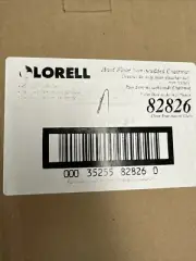 Lorell Hard Floor Chairmat Wide 45"x53" Lip 25"x12" Clear 82826