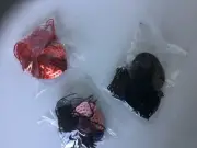 Sequin Lot Nipple Covers Black Red Pink